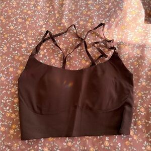 Aerie Chocolate Strappy Bralette
